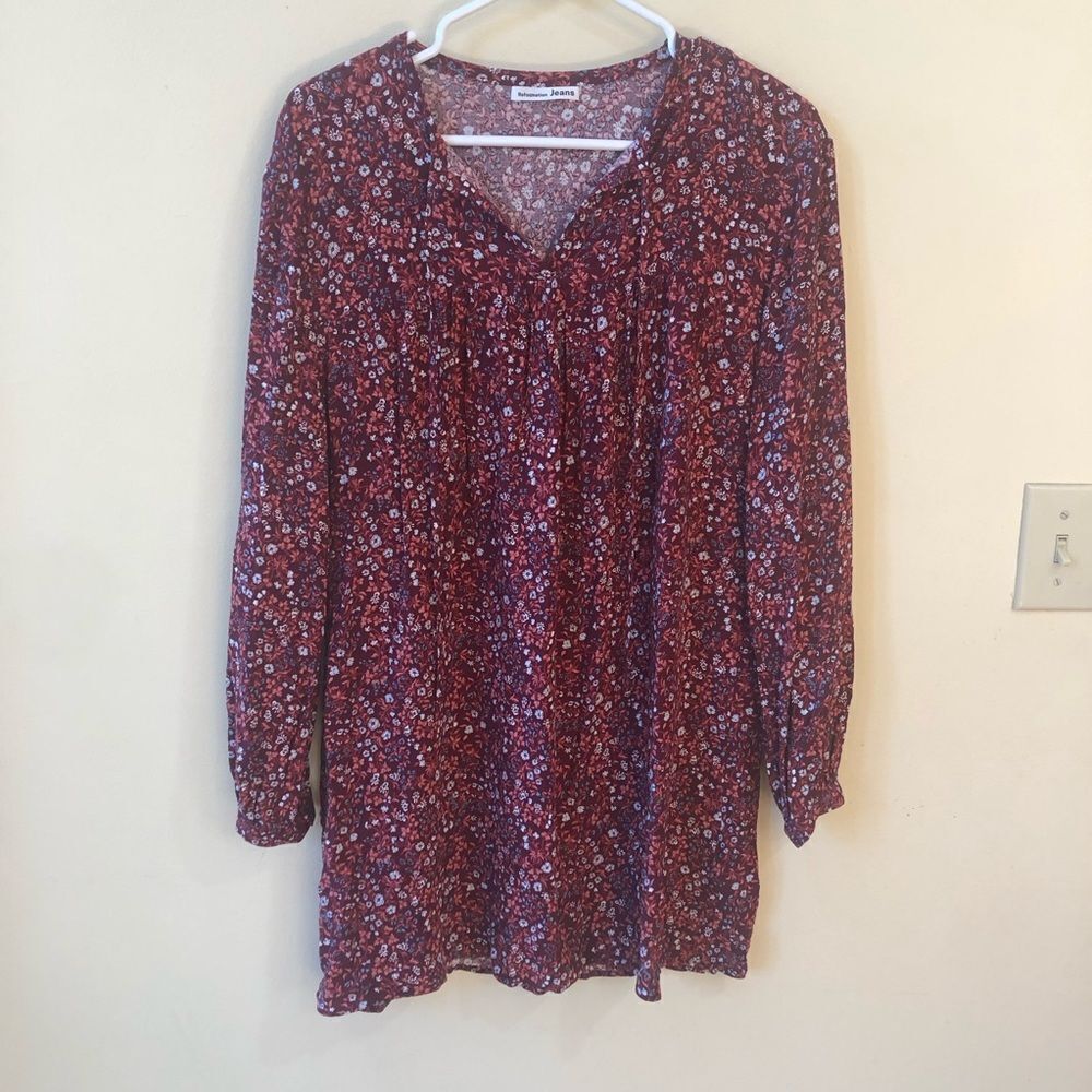 Reformation Floral Mini Dress
